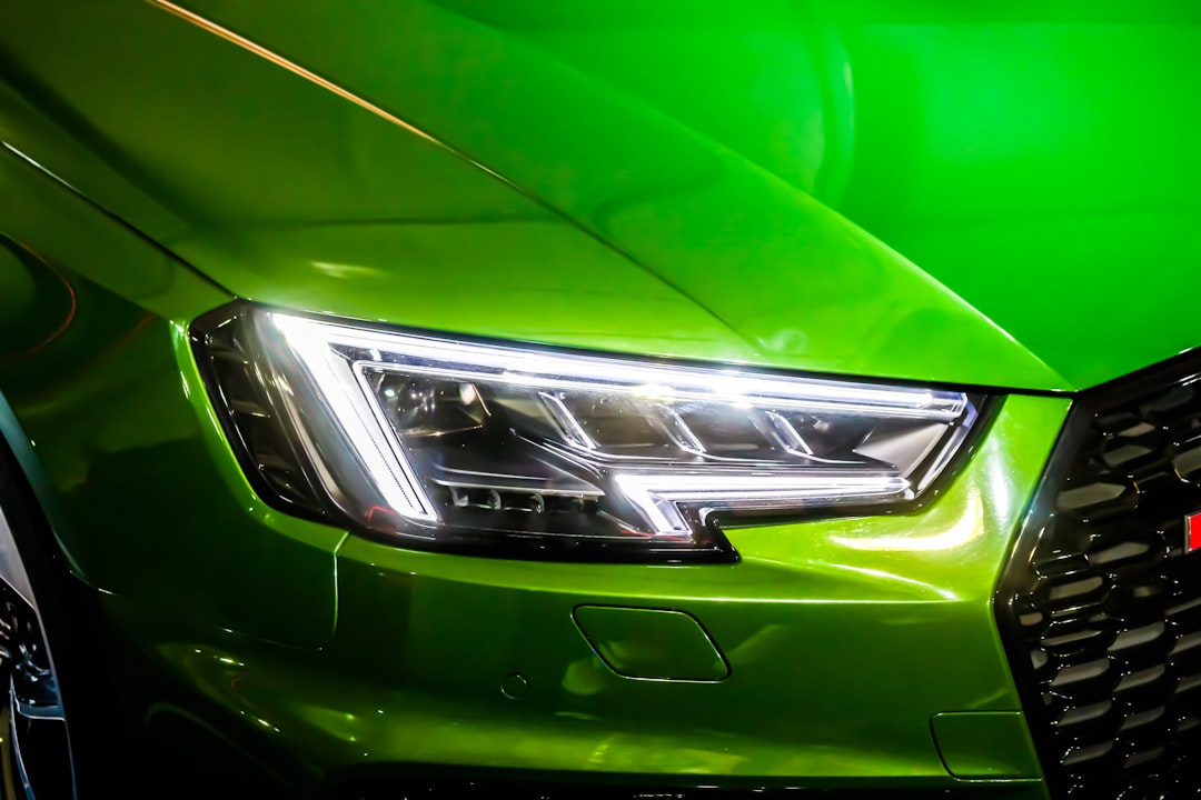 Green car