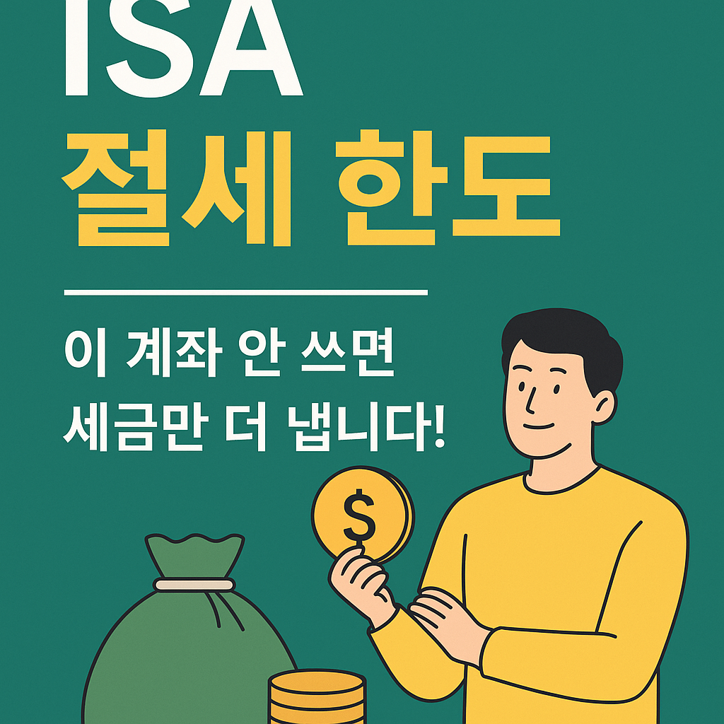 2025년 ISA 절세 한도 총정리 — 이 계좌 안 쓰면 세금만 더 냅니다!
