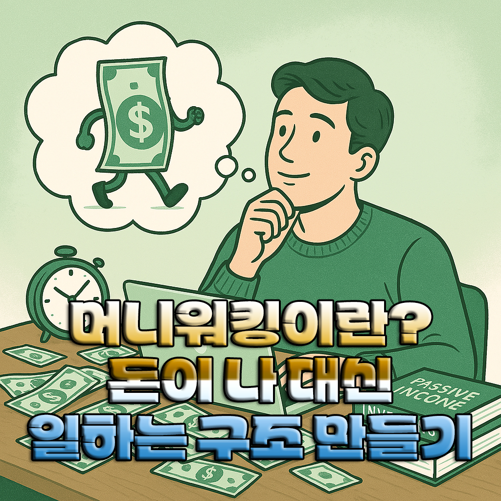 머니워킹이란? 돈이 나 대신 일하는 구조 만들기