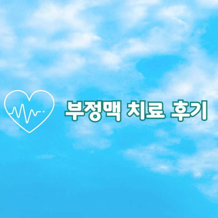 부정맥 치료법 후기