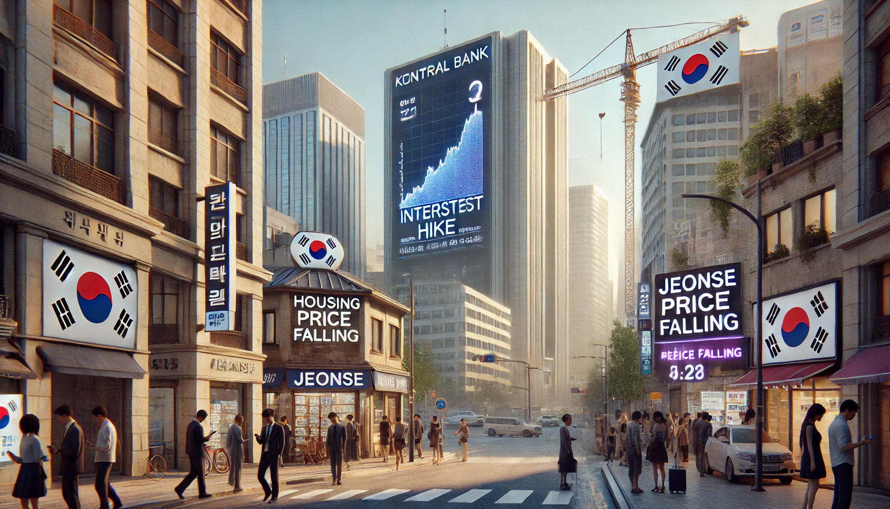 한국은행의 적챙,부도산에 대한 변화