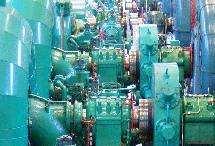 이타이푸댐 수력발전소 내부 사진