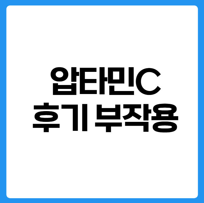 압타민C 가격