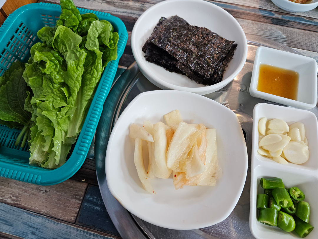 모슬포 부두식당 밑반찬