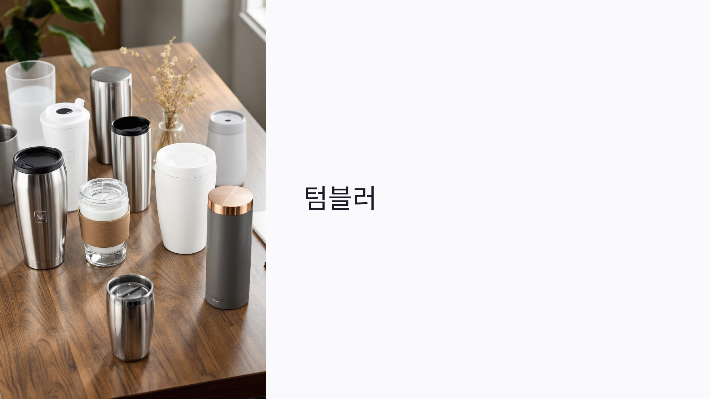 텀블러 종류부터 보온 성능 비교까지! 쉽게 고르는 2025년 최신 가이드