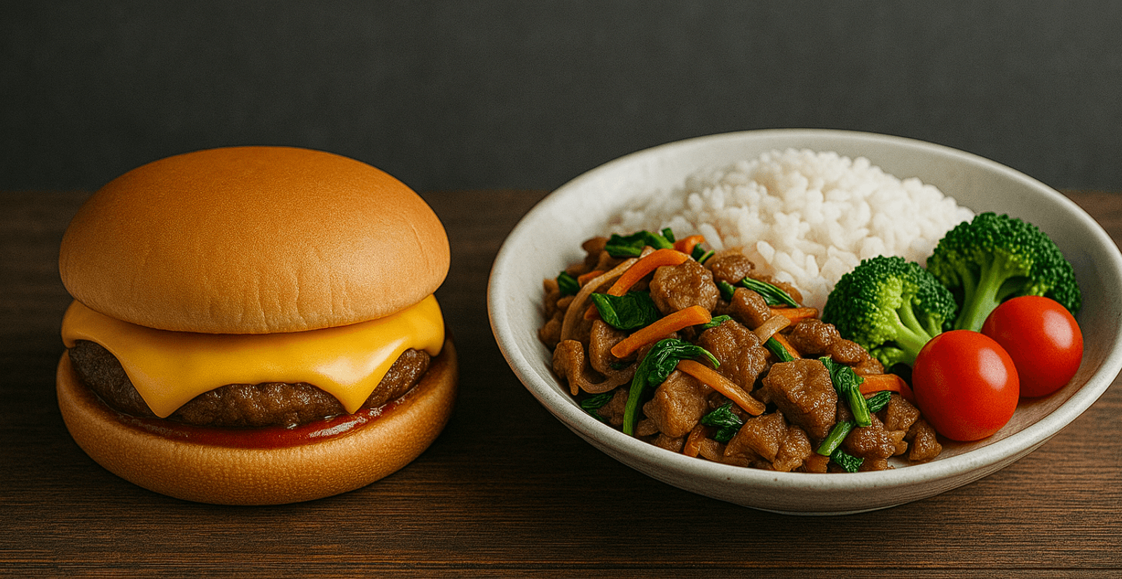 가공식품과 자연식 관련 사진