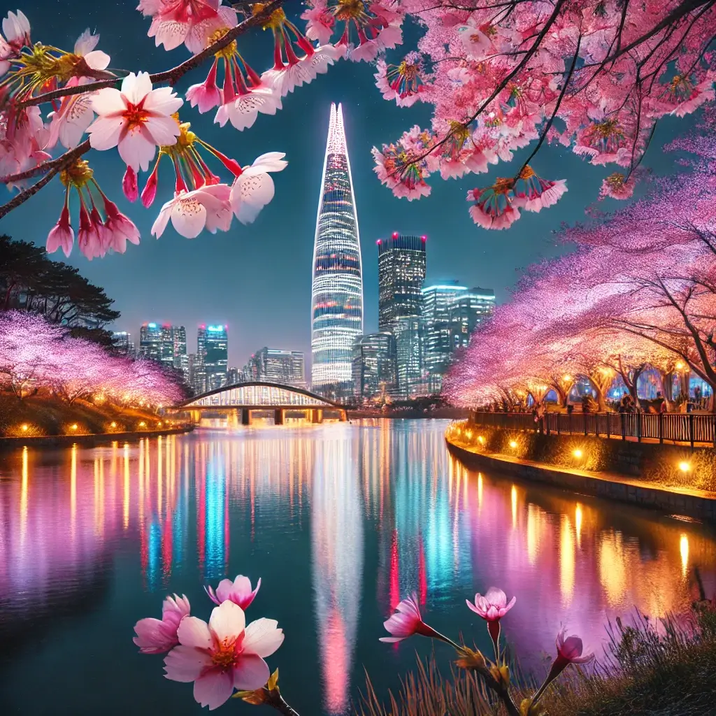 서울 야경과 함께하는 밤 벚꽃 명소 7곳