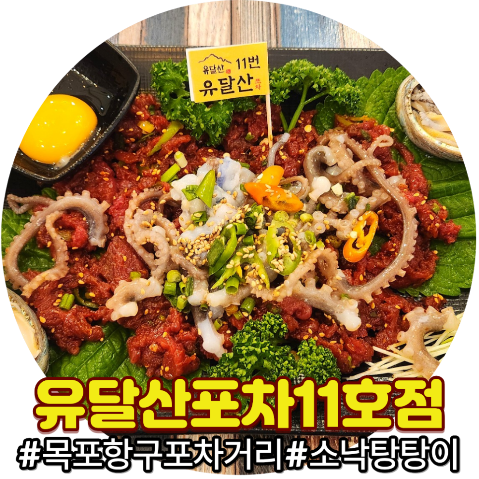 낭만 가득한 목포 밤바다 유달산 항구포차 11호점 ‘소낙탕탕이’ 내돈내산 후기