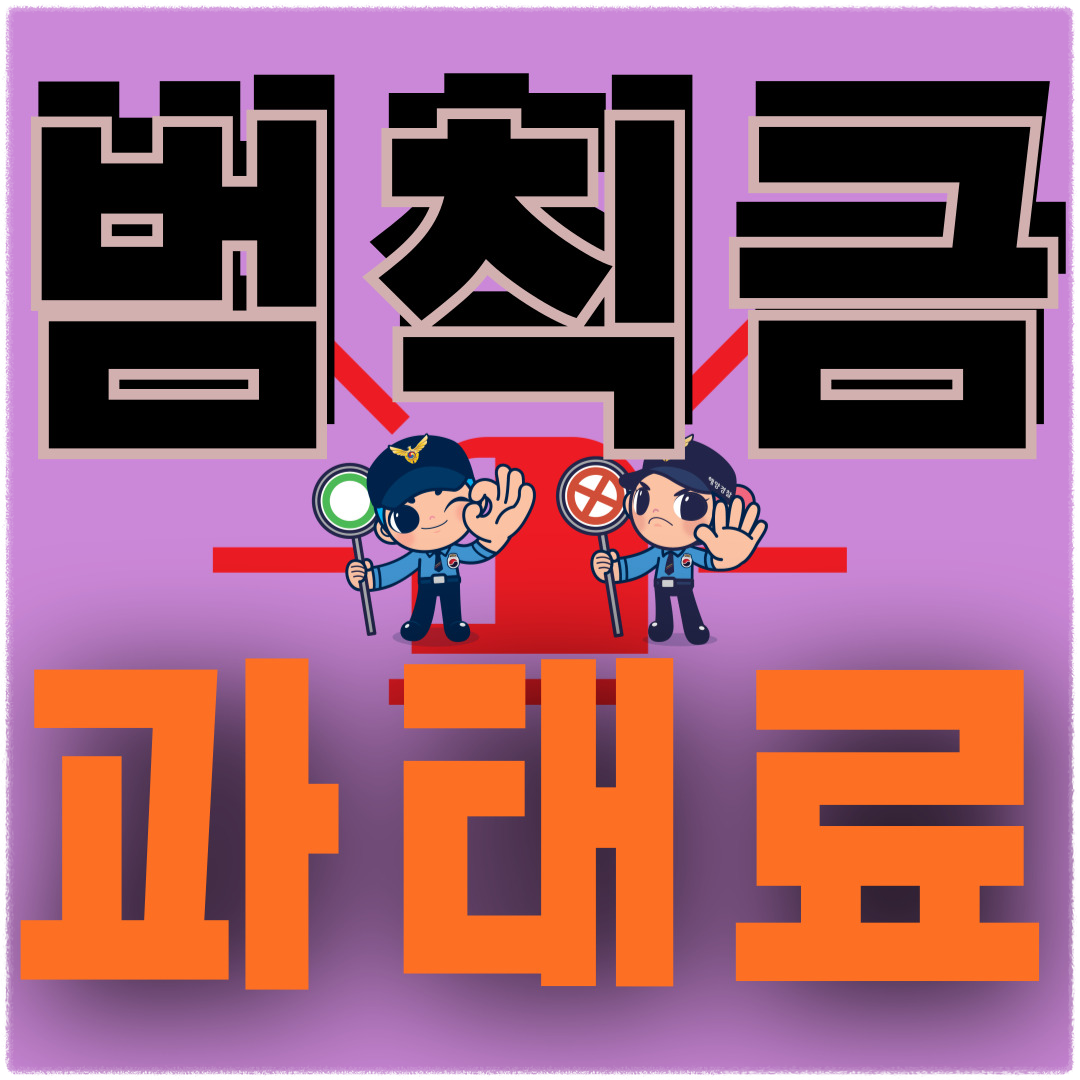 범칙금과과태료