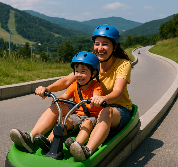 아이와 함께 평창 휘닉스파크 여름 루지 체험
