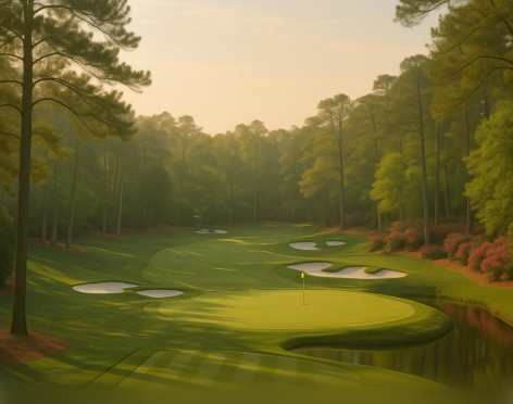 마스터스 골프장 전경 이미지