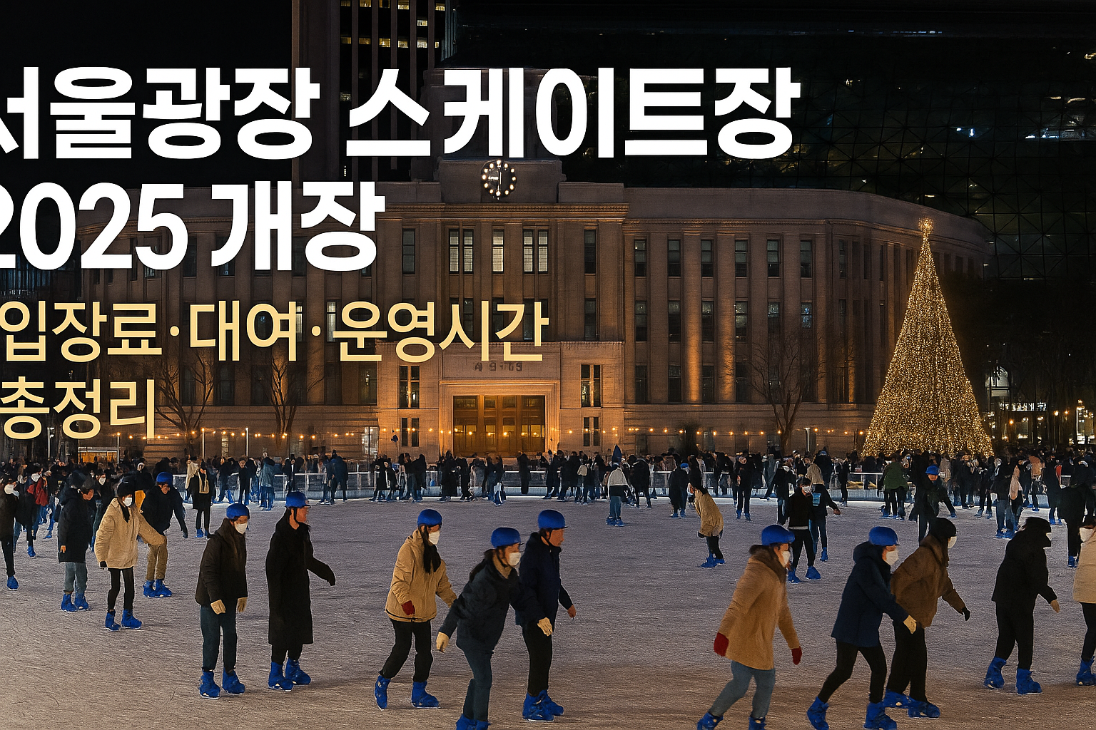 서울광장 스케이트장 2025 개장｜입장료&middot;대여&middot;운영시간 총정리