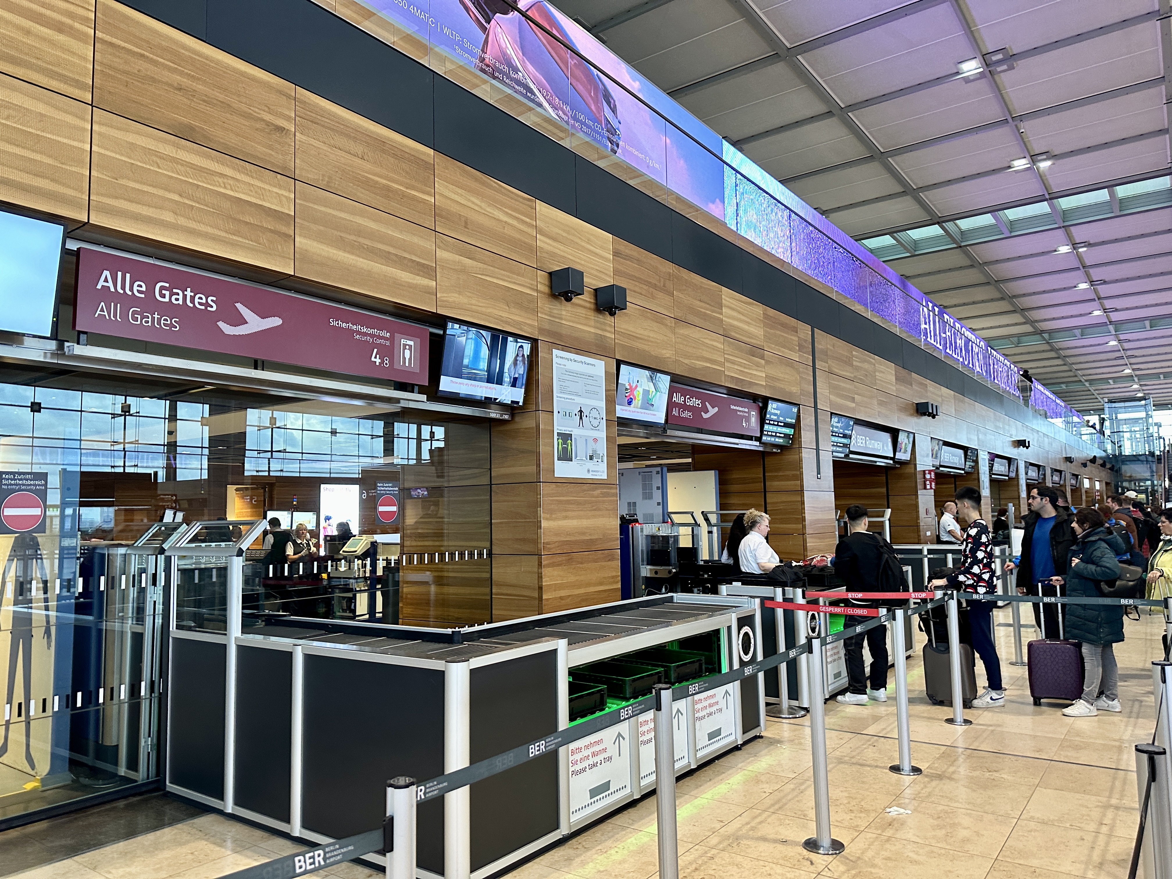 베를린 공항 출국수속