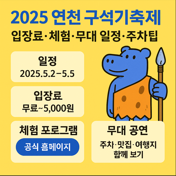 2025 연천 구석기축제 체험
