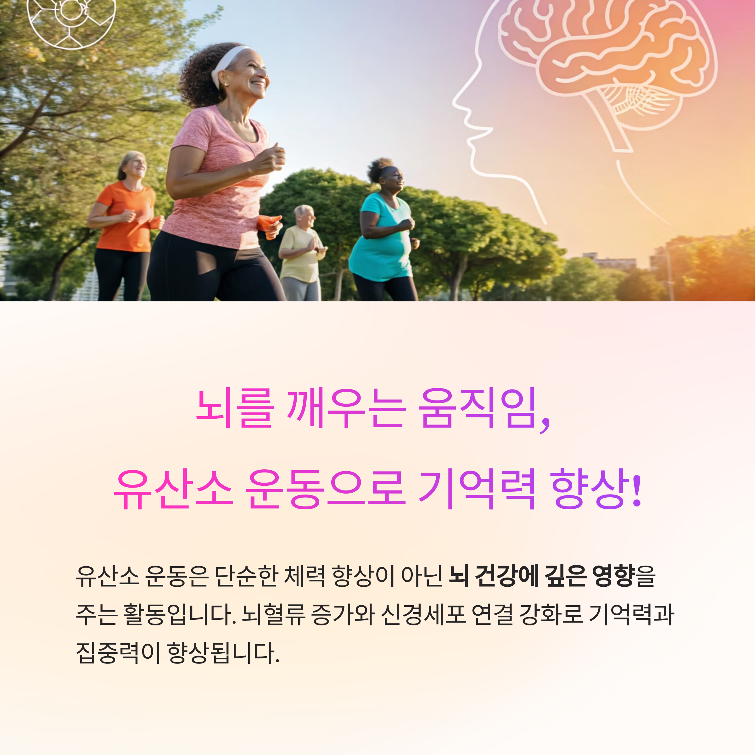 뇌를 깨우는 움직임, 유산소 운동으로 기억력까지 챙기기