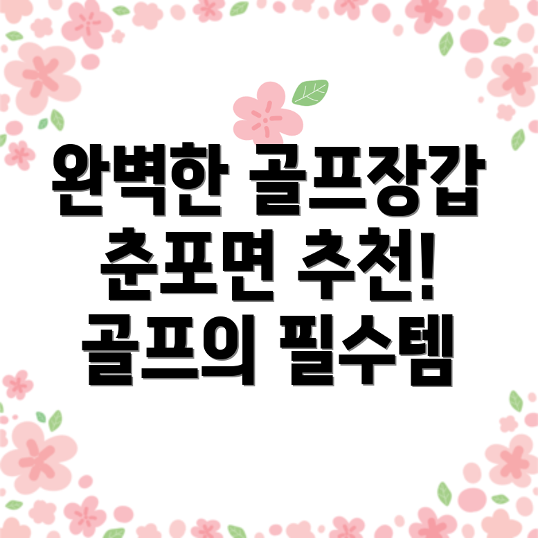 골프장갑
