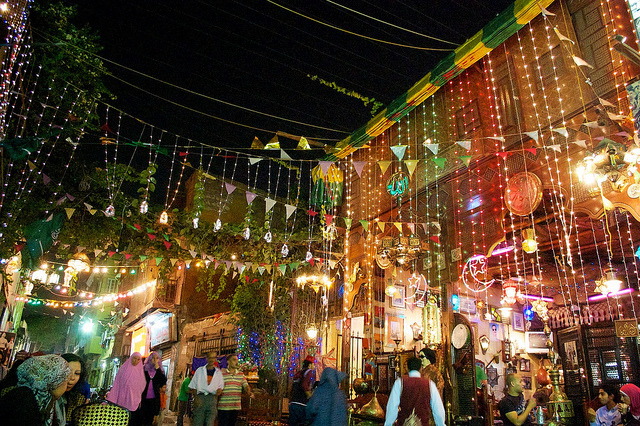 이집트 라마단 야시장