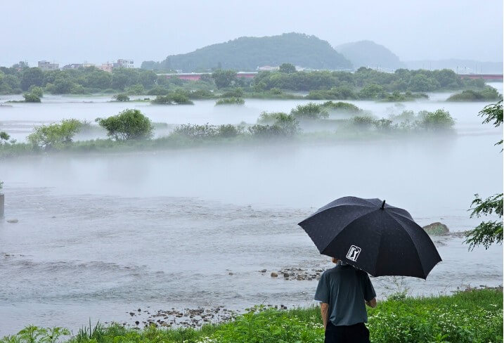 2025 강원도 장마기간과 강수량 여름휴가기간