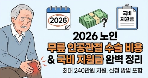 노인 무릎 인공관절 수술 비용