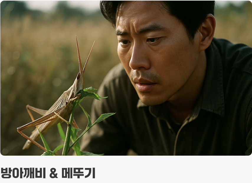 서로 다른 식성: 초식주의자 vs 작은 사냥꾼