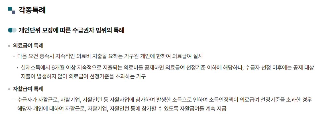 기초생활수급자 조건