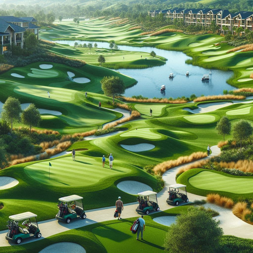 샤인데일CC 골프장 전경