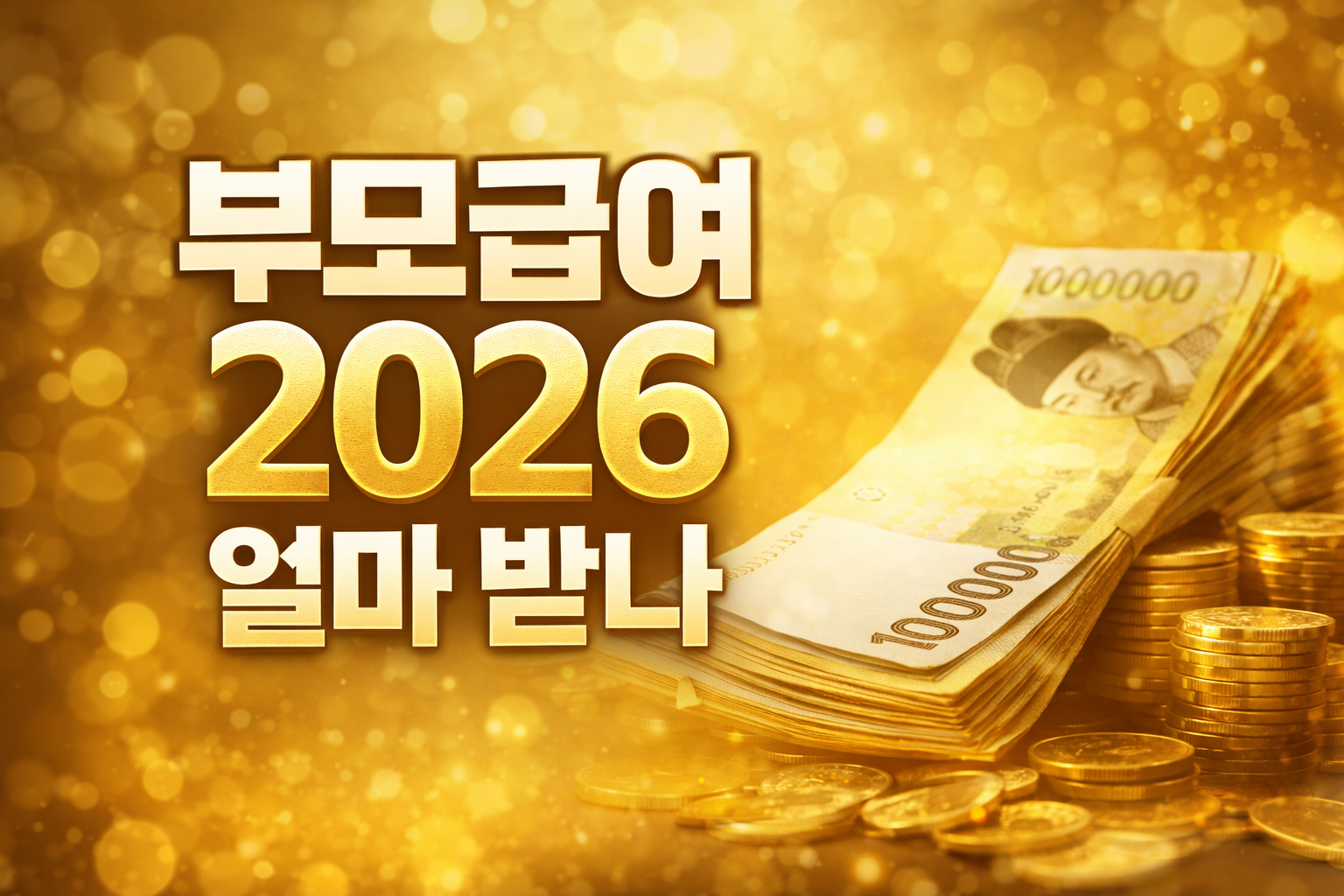 부모급여 2026 지급금액 조건 총정리 최대 100만원 지원 parental benefit korea 2026 eligibility payment guide