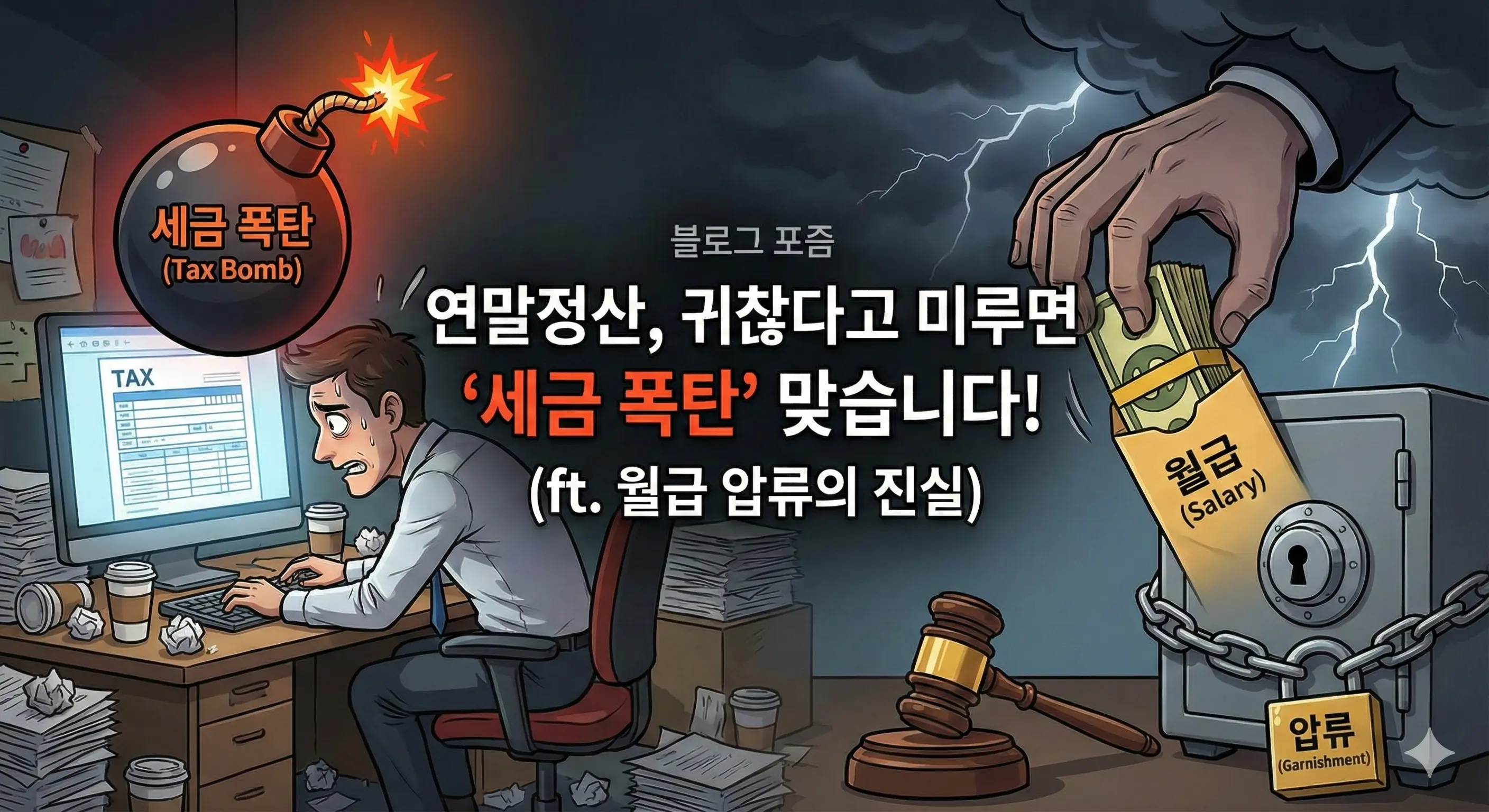 연말정산, 귀찮다고 미루면 '세금 폭탄' 맞습니다! (ft. 월급 압류의 진실)