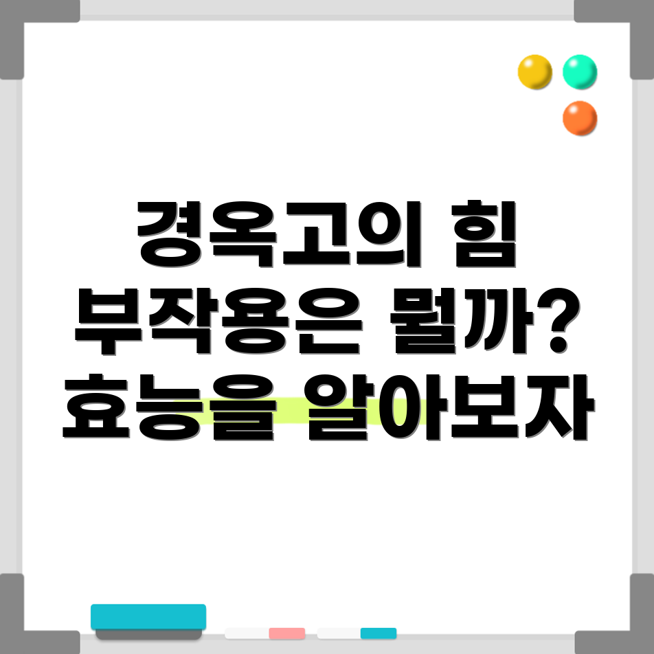 경옥고 효능