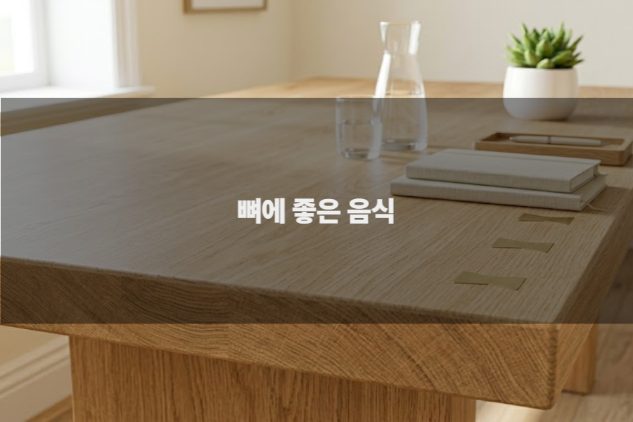 뼈에 좋은 음식