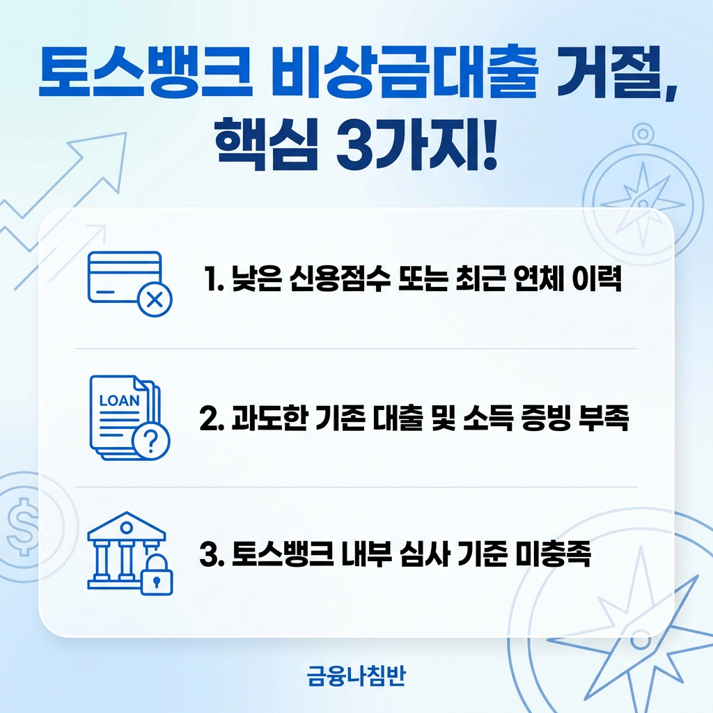 토스뱅크 비상금대출 거절 02