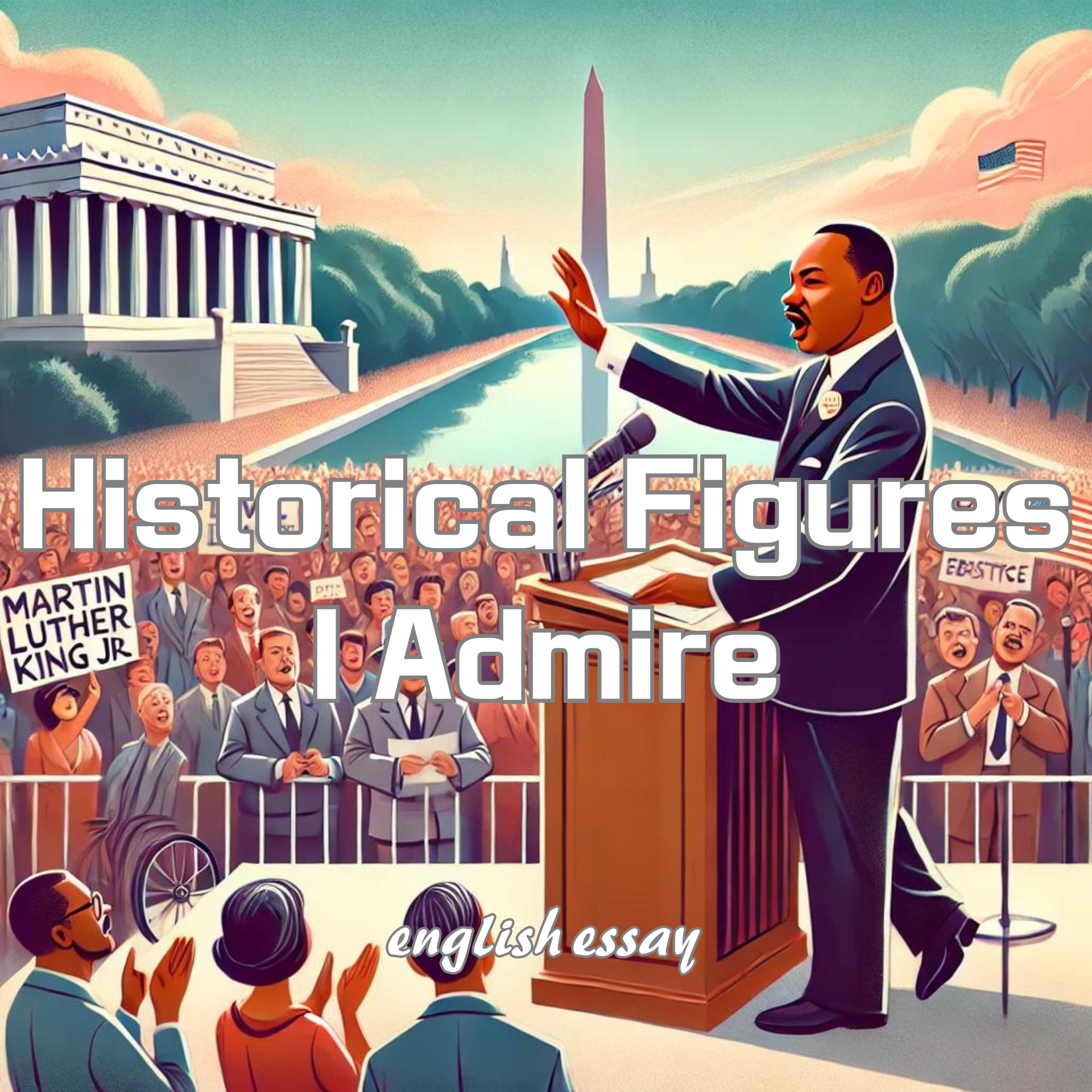 Writing an English Essay: &quot;A Historical Figure I Admire&quot; (Intermediate Level)&quot;내가 존경하는 역사적 인물&quot;에 대한 영어 에세이 작성법 (중급)