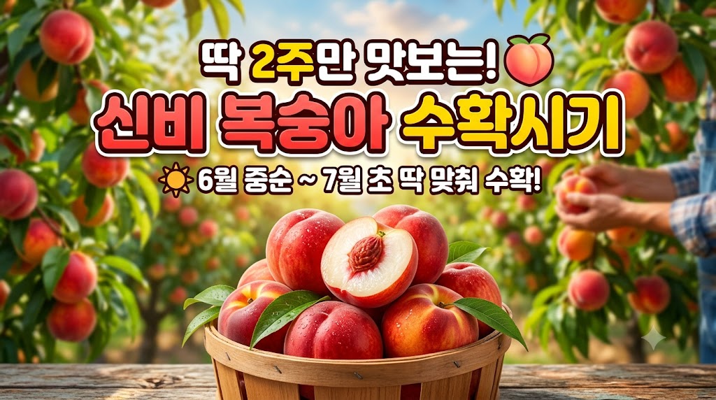 신비 복숭아 수확시기