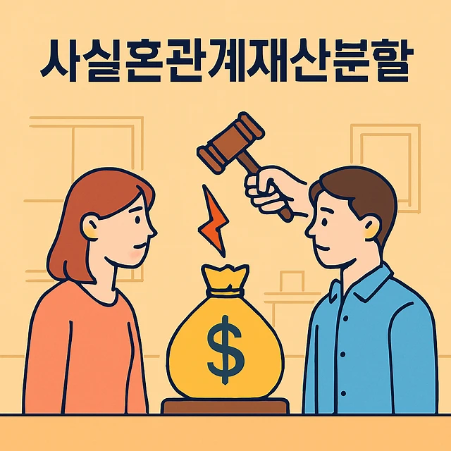 사실혼관계재산분할 조정, 사실혼관계재산분할 증거