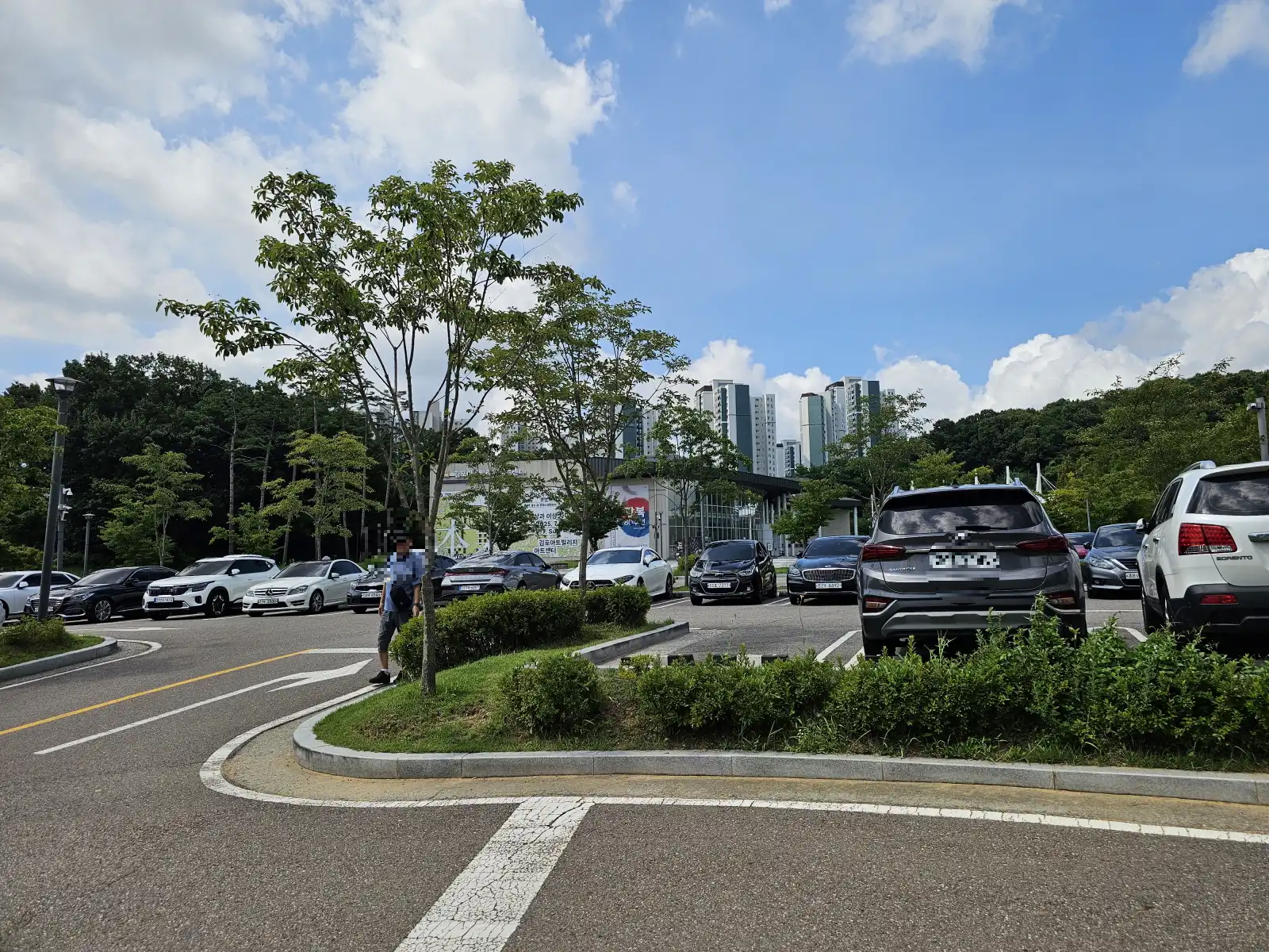 아트빌리지 공영주차장 전경