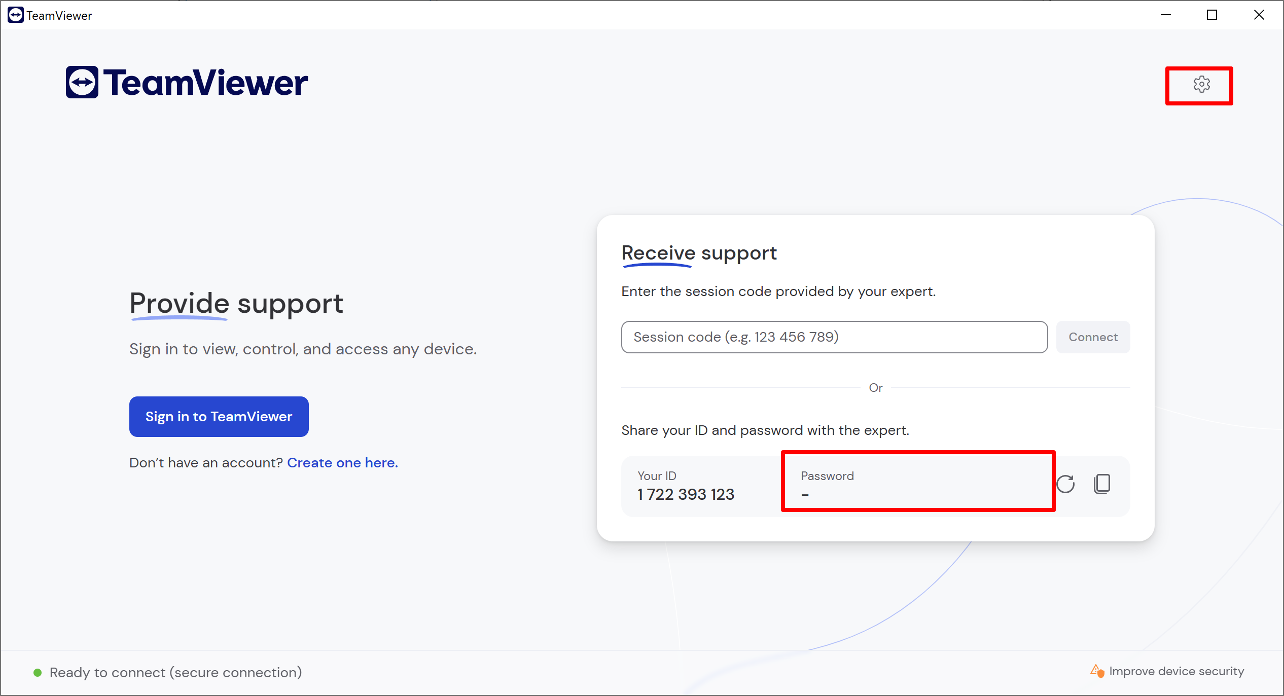 팀뷰어 고정 비밀번호