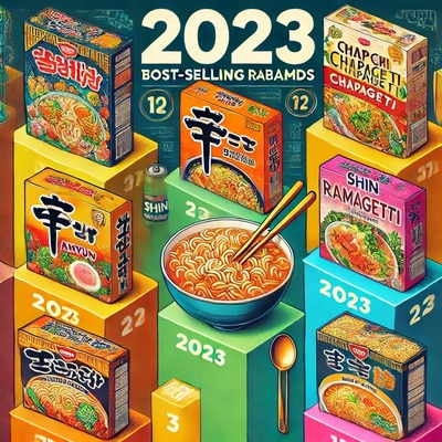 2023년 매출액 기준 최고 판매 라면 TOP 10