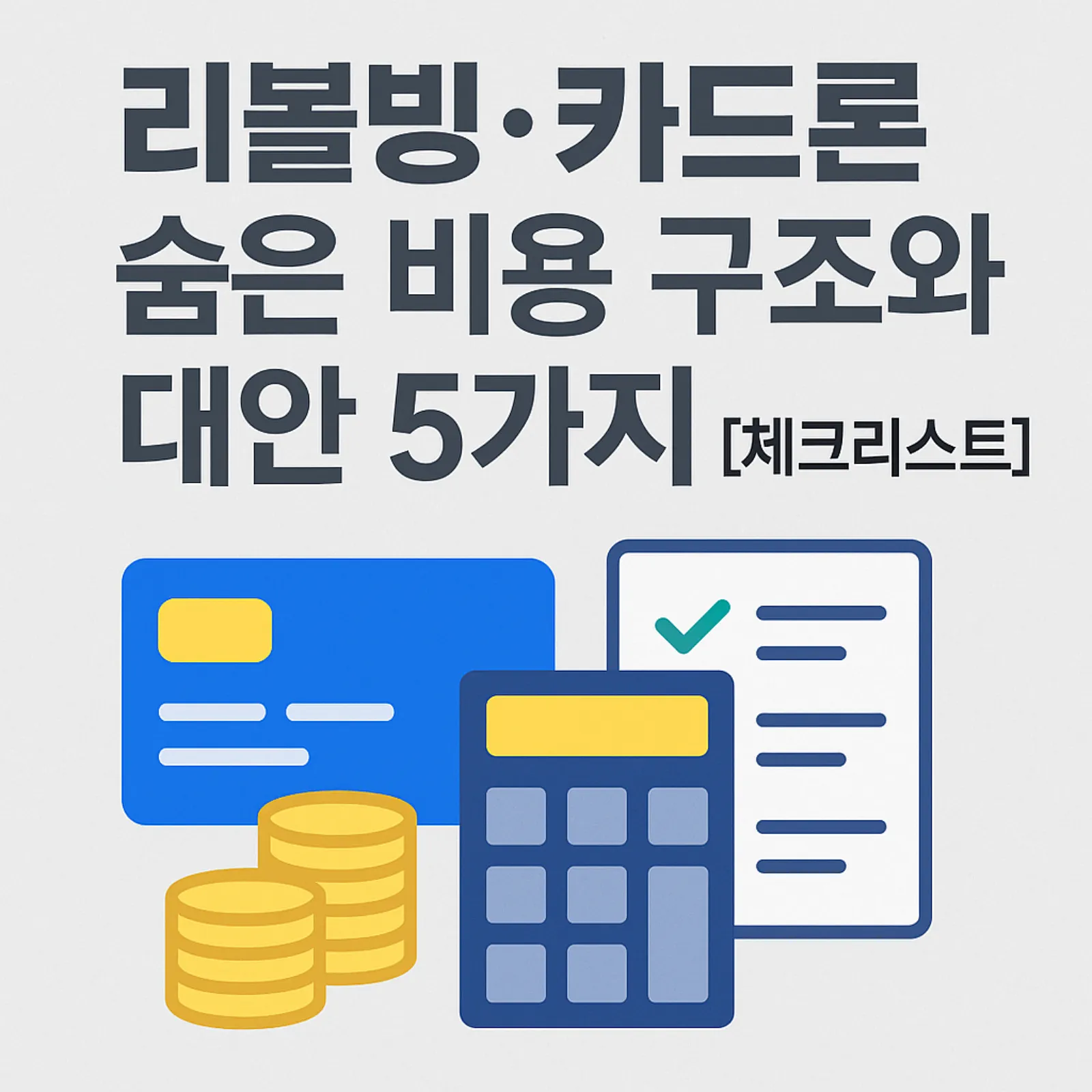 리볼빙-카드론-비용-구조-대안-체크리스트-썸네일