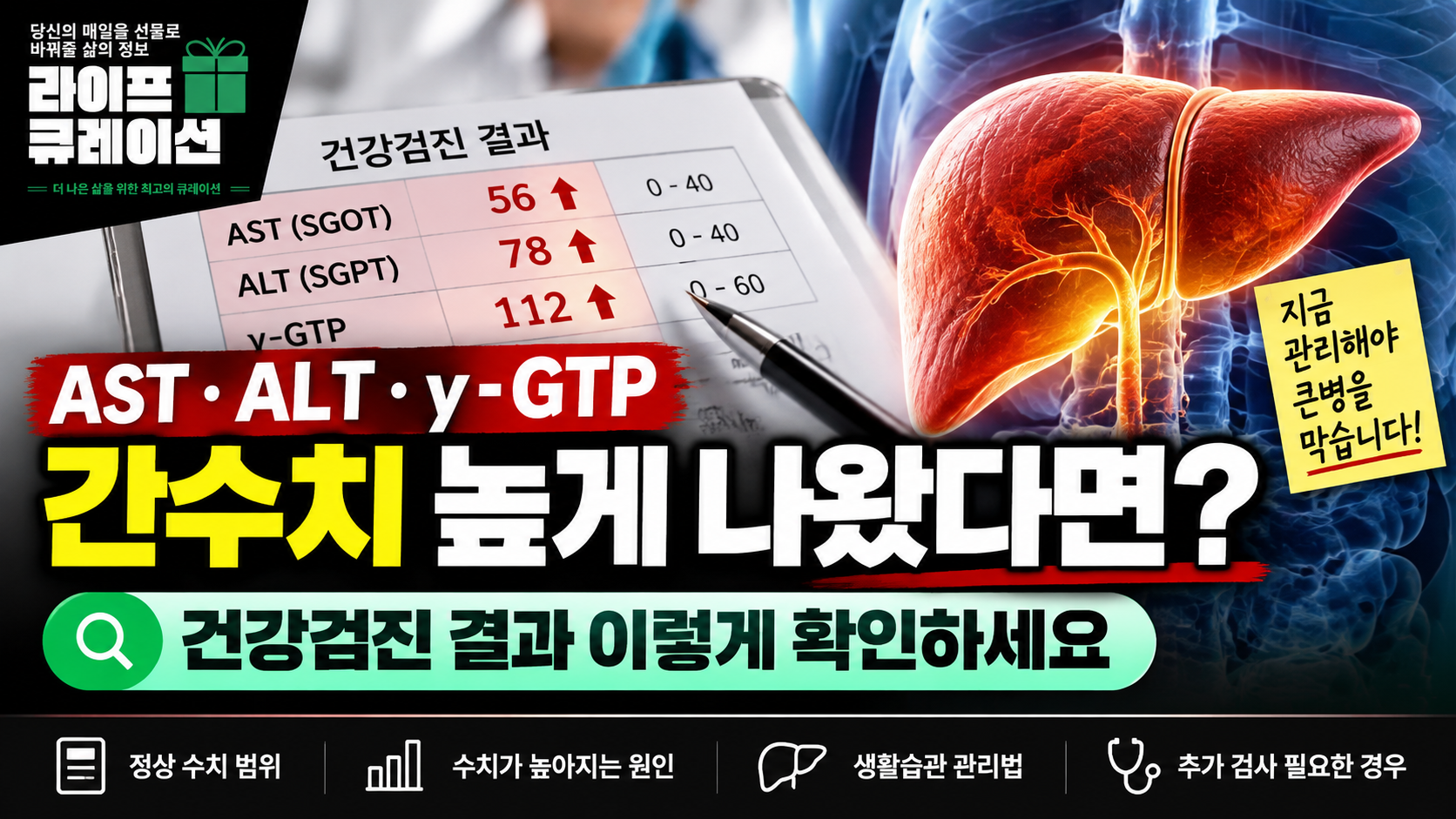 건강검진 간수치 보는 법