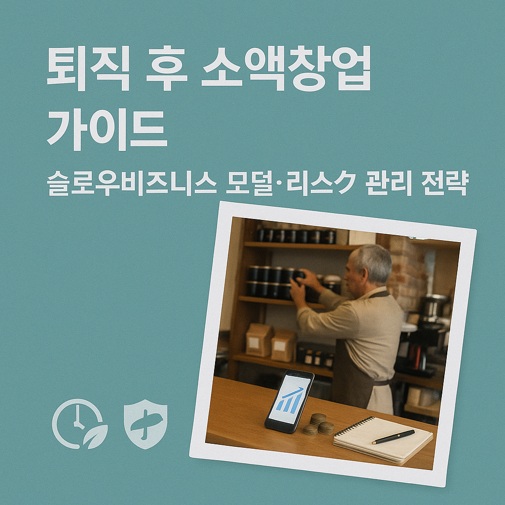 퇴직 후 소액창업 가이드