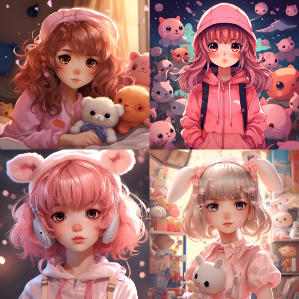 Kawaii Anime Style