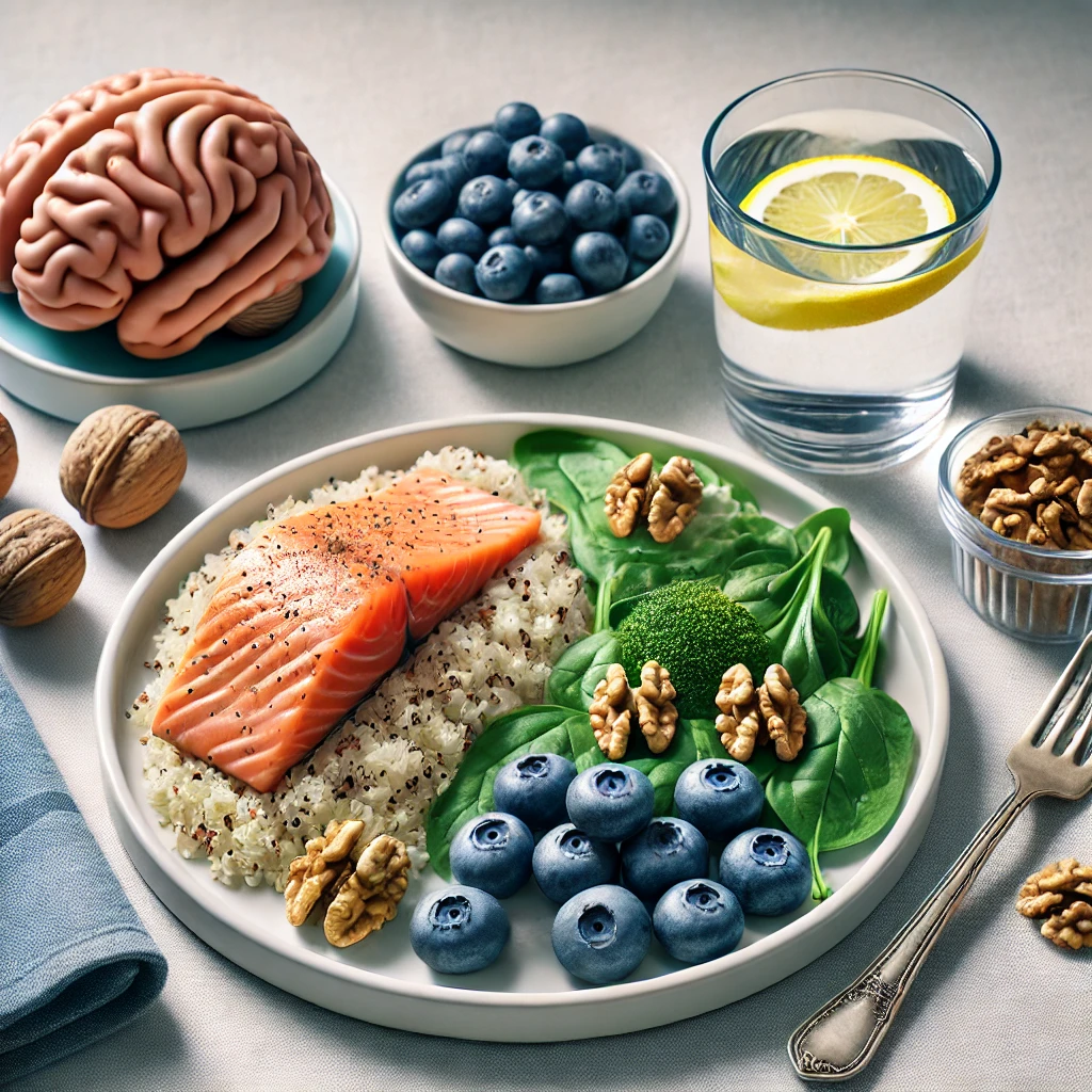 노년기 뇌 건강 식단 이미지