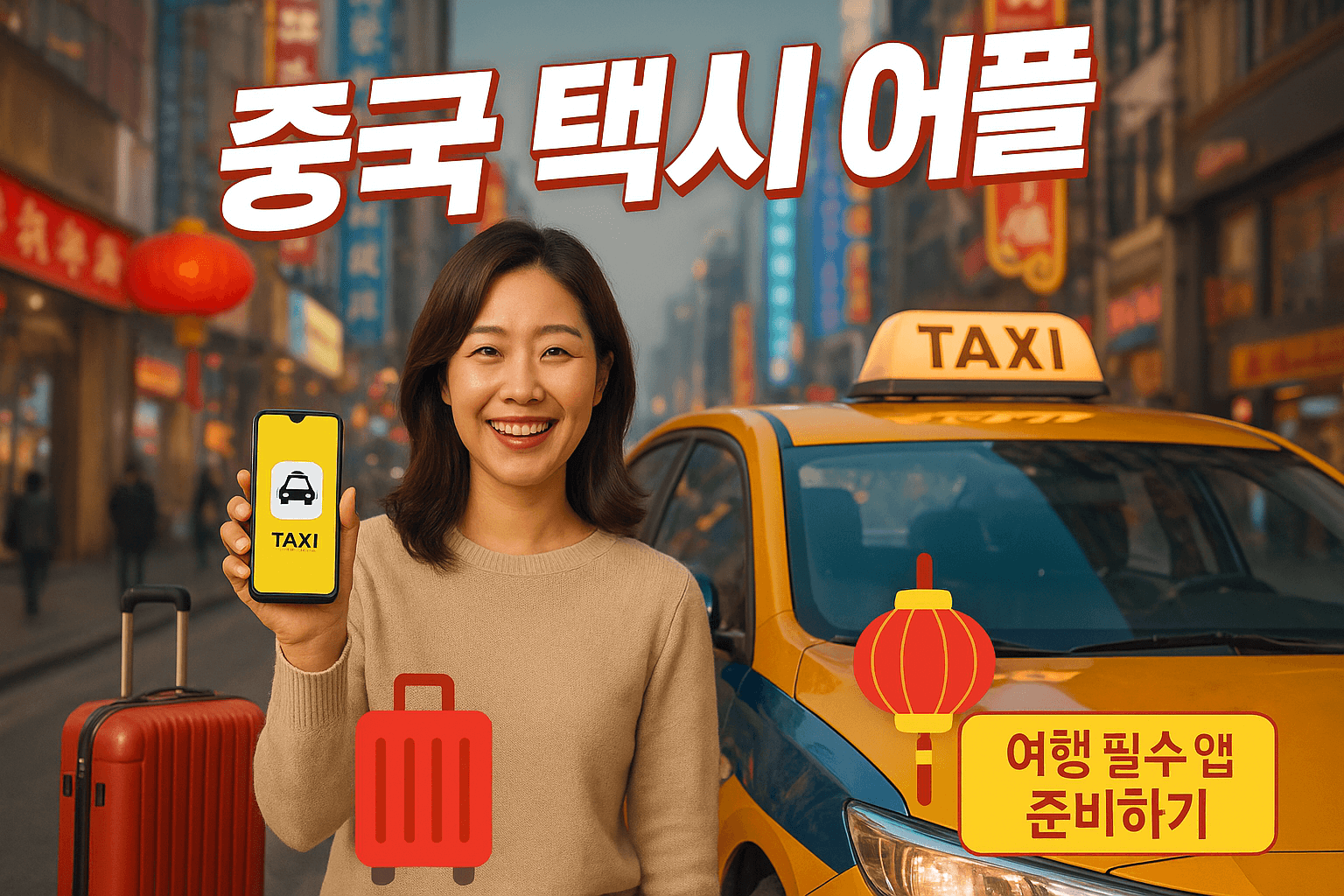 중국 택시 어플 여행 필수 앱 준비하기