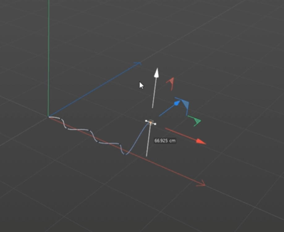 라이브셀렉션 모드에서는 이렇게 액시스를 이용해 포인트를 움직일 수 있다