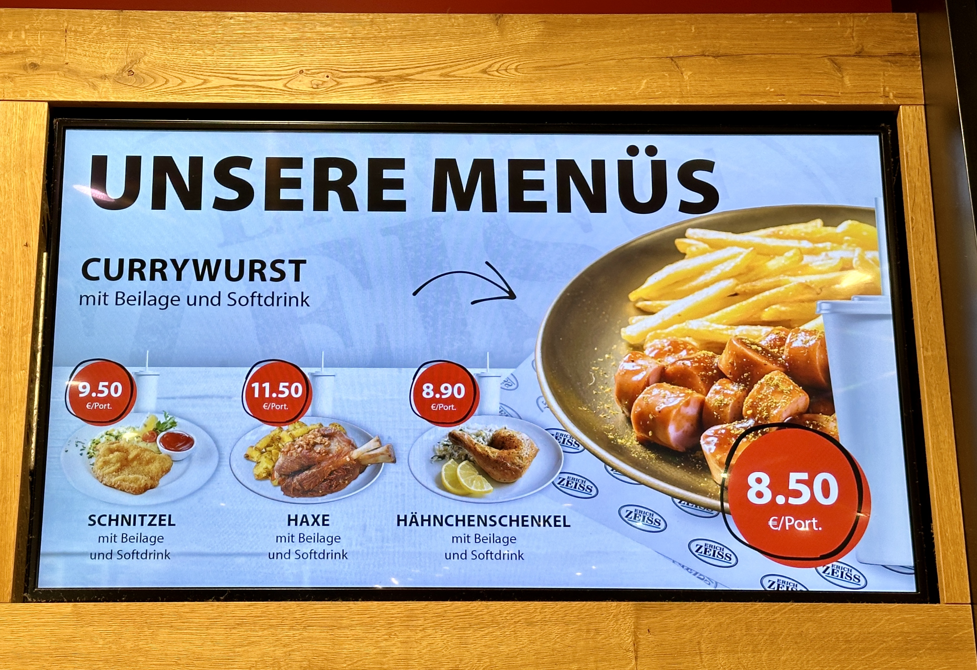 커리부어스트와 학센