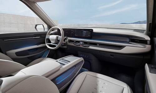 2023년 기아 ev9 7인승 전기 suv 실내