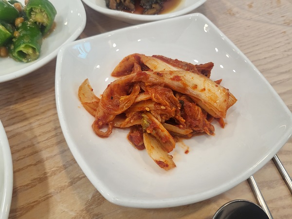 거문도섬 해오름식당 반찬 김치