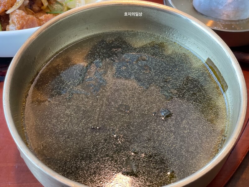 동탄 호수공원 맛집 오선 동탄 라크몽 - 미역국