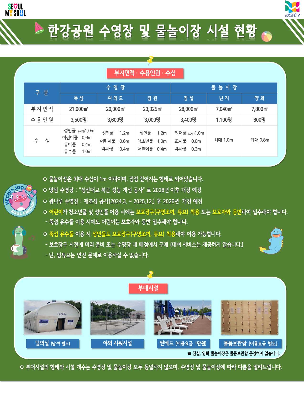 2025 한강수영장 개장 및 야간개장 예약방법