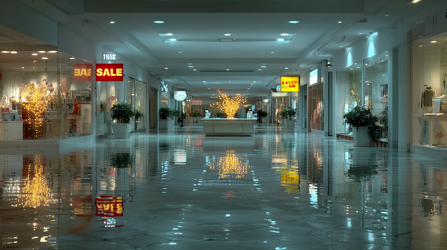텅 빈 백화점 관련 이미지